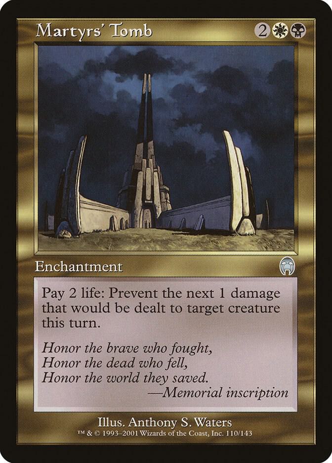 Martyrs' Tomb 110 card from Apocalypse