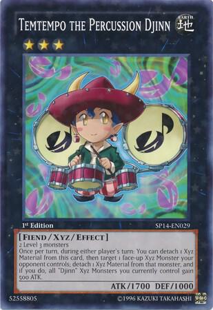 Temtempo the Percussion Djinn (Starfoil) SP14-EN029 card from Star Pack 2014