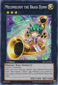 Melomelody the Brass Djinn SP14-EN030 card from Star Pack 2014