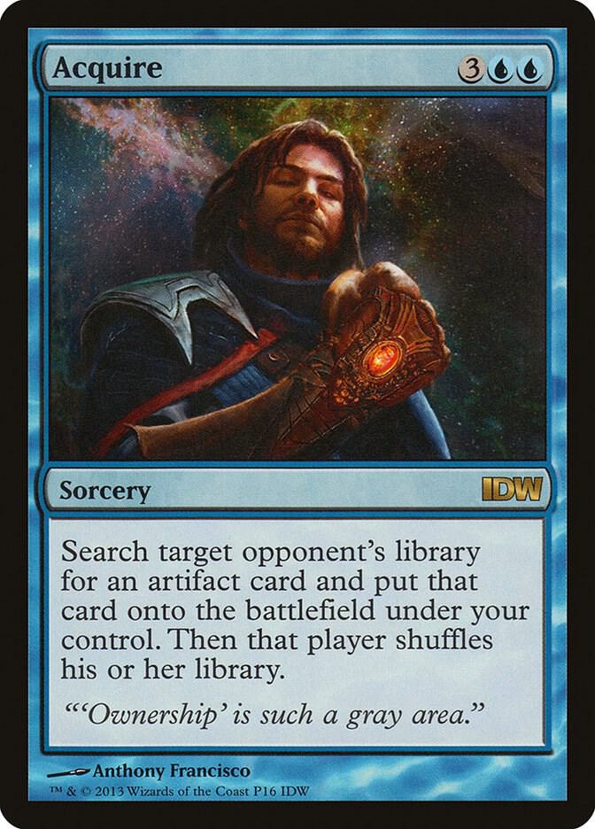 Acquire (IDW Comics 2014) 16 card from Media Promos