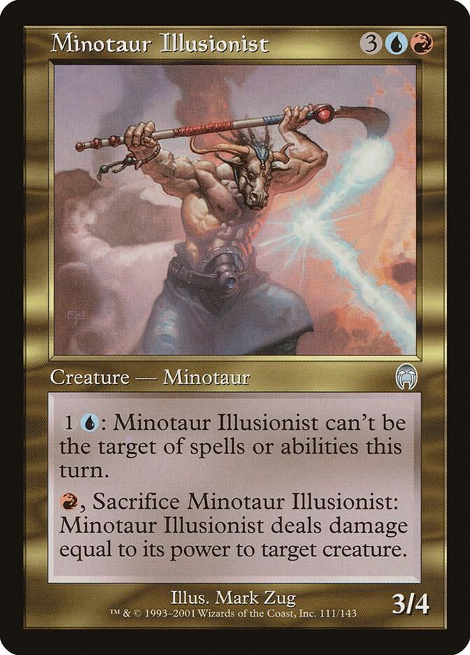 Minotaur Illusionist 111 card from Apocalypse