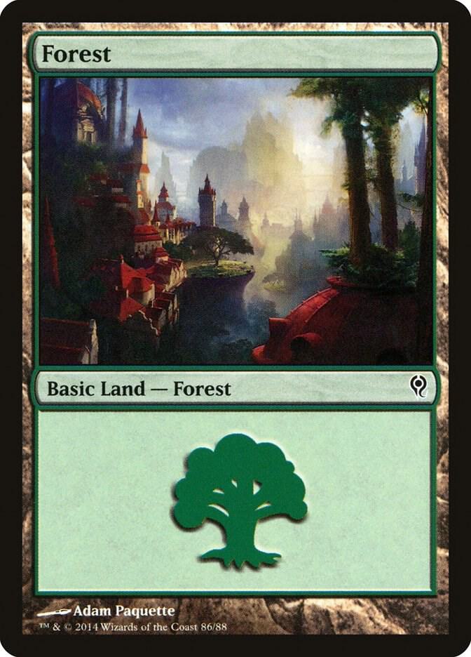 Forest 86 card from Duel Decks: Jace vs. Vraska