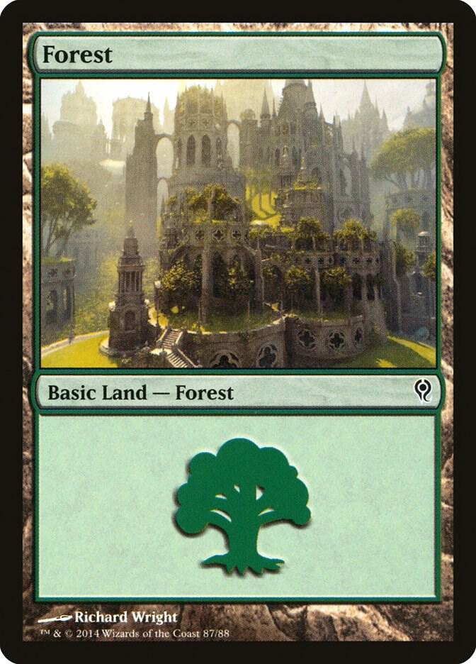Forest 87 card from Duel Decks: Jace vs. Vraska