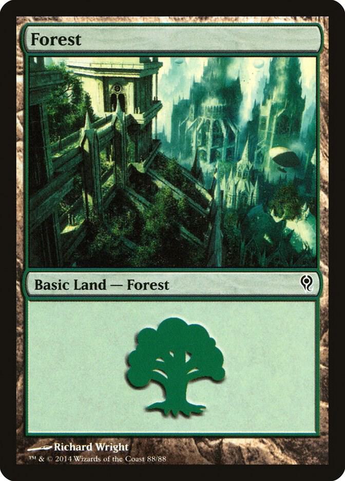 Forest 88 card from Duel Decks: Jace vs. Vraska