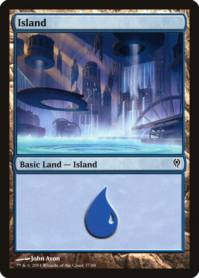 Island 37 card from Duel Decks: Jace vs. Vraska