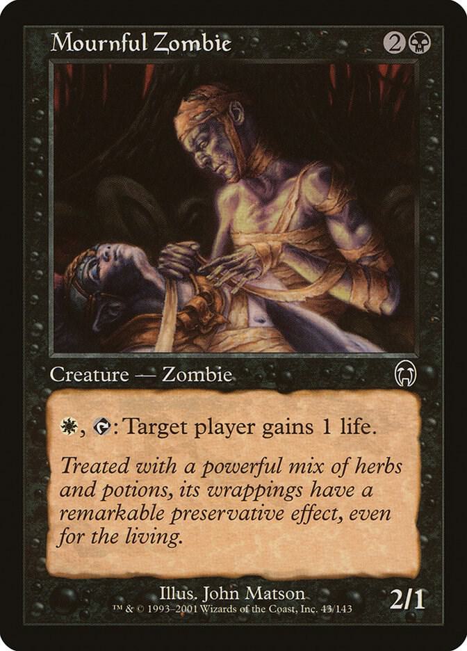 Mournful Zombie 43 card from Apocalypse