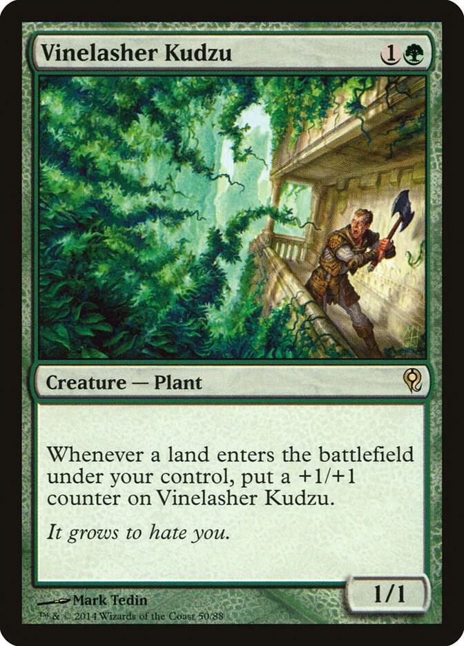 Vinelasher Kudzu 50 card from Duel Decks: Jace vs. Vraska