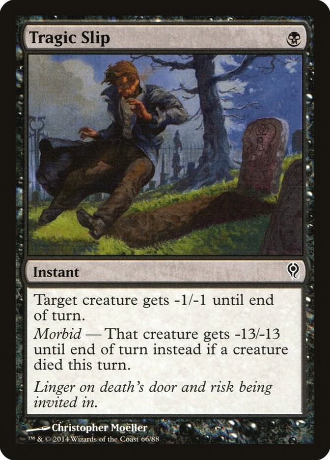 Tragic Slip 66 card from Duel Decks: Jace vs. Vraska