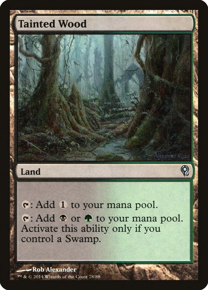 Tainted Wood 78 card from Duel Decks: Jace vs. Vraska