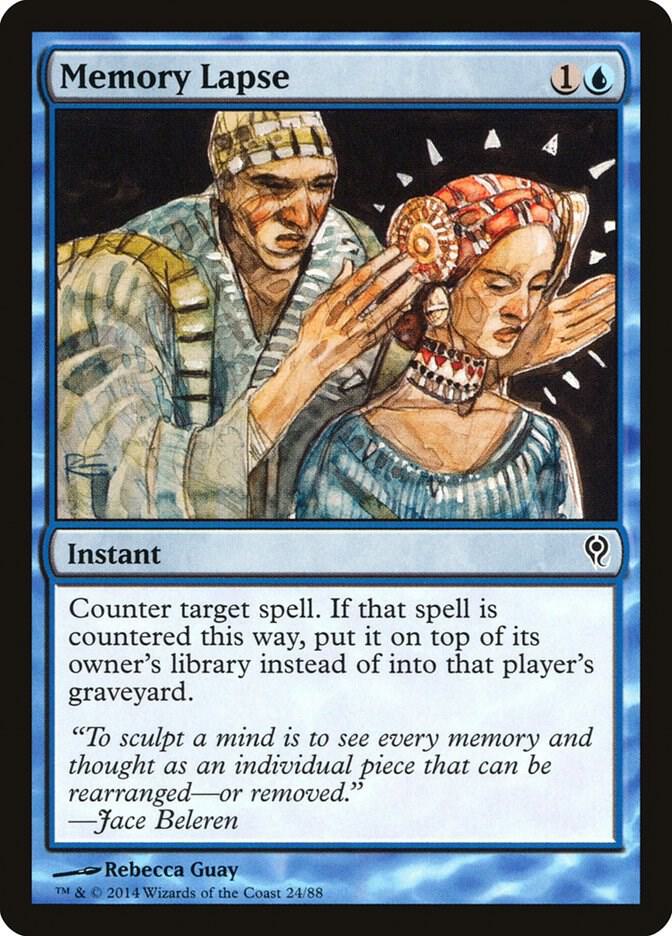 Memory Lapse 24 card from Duel Decks: Jace vs. Vraska