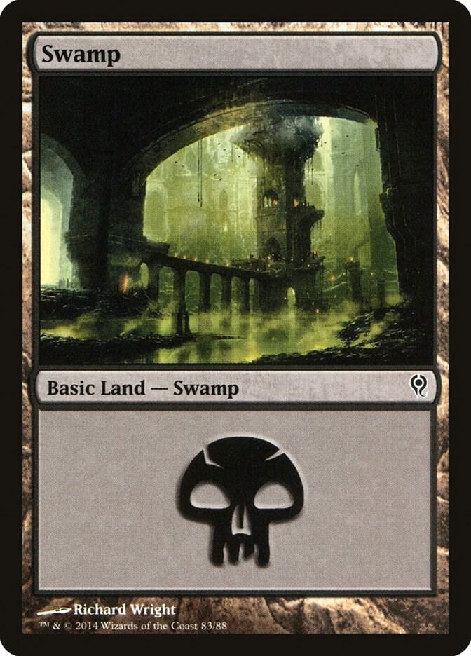 Swamp 83 card from Duel Decks: Jace vs. Vraska