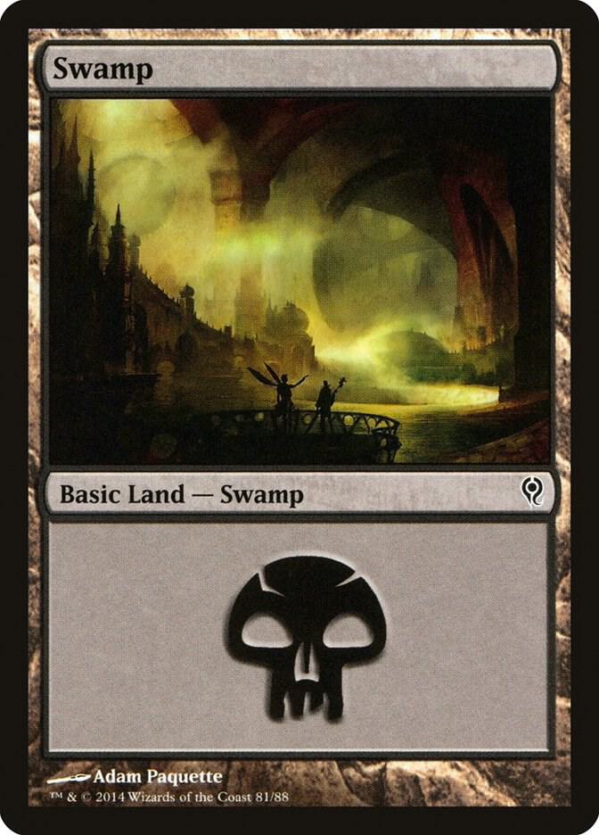 Swamp 81 card from Duel Decks: Jace vs. Vraska