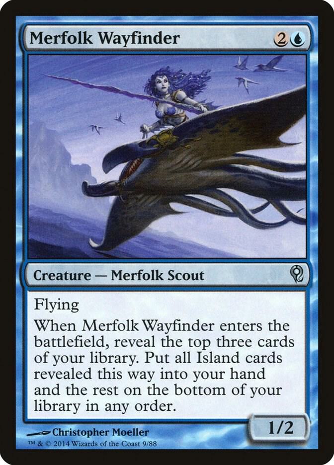 Merfolk Wayfinder 9 card from Duel Decks: Jace vs. Vraska