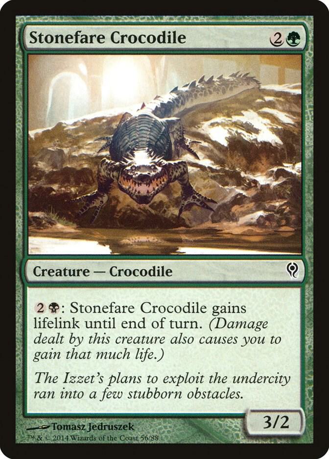 Stonefare Crocodile 56 card from Duel Decks: Jace vs. Vraska