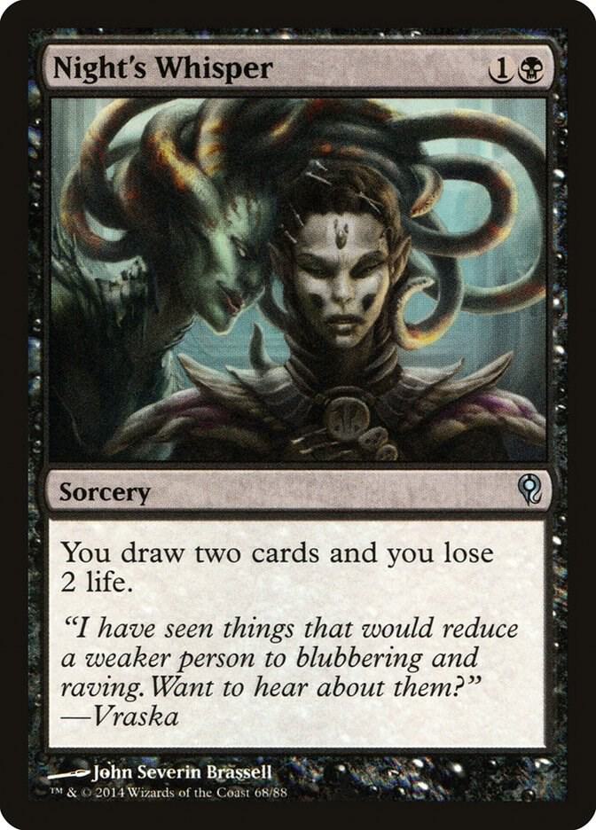 Night's Whisper 68 card from Duel Decks: Jace vs. Vraska