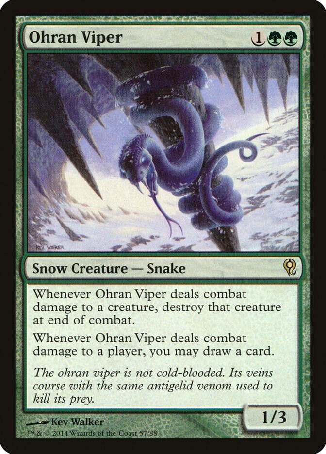 Ohran Viper 57 card from Duel Decks: Jace vs. Vraska