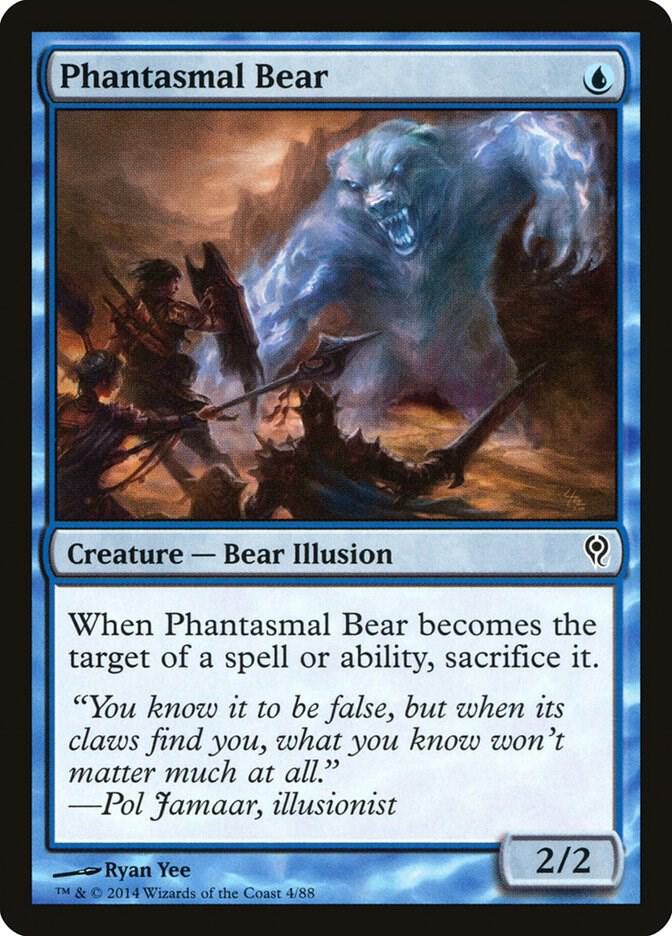 Phantasmal Bear 4 card from Duel Decks: Jace vs. Vraska