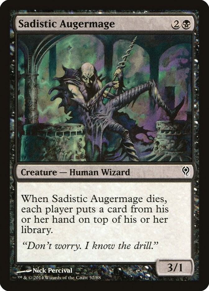 Sadistic Augermage 52 card from Duel Decks: Jace vs. Vraska