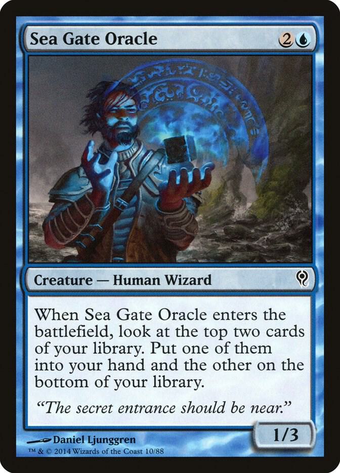 Sea Gate Oracle 10 card from Duel Decks: Jace vs. Vraska