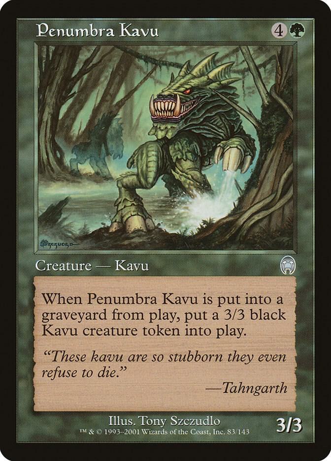 Penumbra Kavu 83 card from Apocalypse