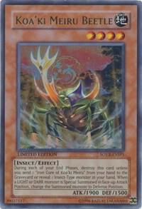 Koa'ki Meiru Beetle SOVR-ENSP1 card from Stardust Overdrive