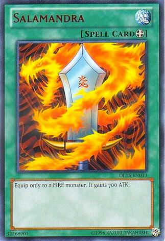 Salamandra (Red) DL15-EN013 card from Duelist League Promo