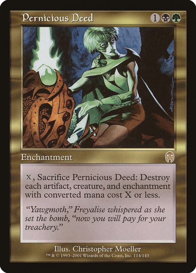 Pernicious Deed 114 card from Apocalypse