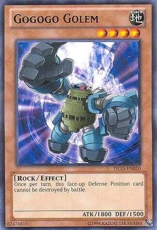 Gogogo Golem (Green) DL15-EN010 card from Duelist League Promo
