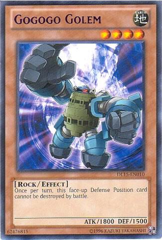 Gogogo Golem (Purple) DL15-EN010 card from Duelist League Promo