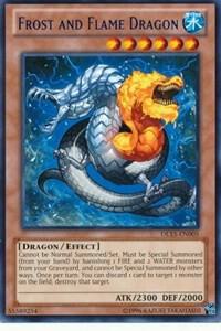 Frost and Flame Dragon (Green) DL15-EN005 card from Duelist League Promo