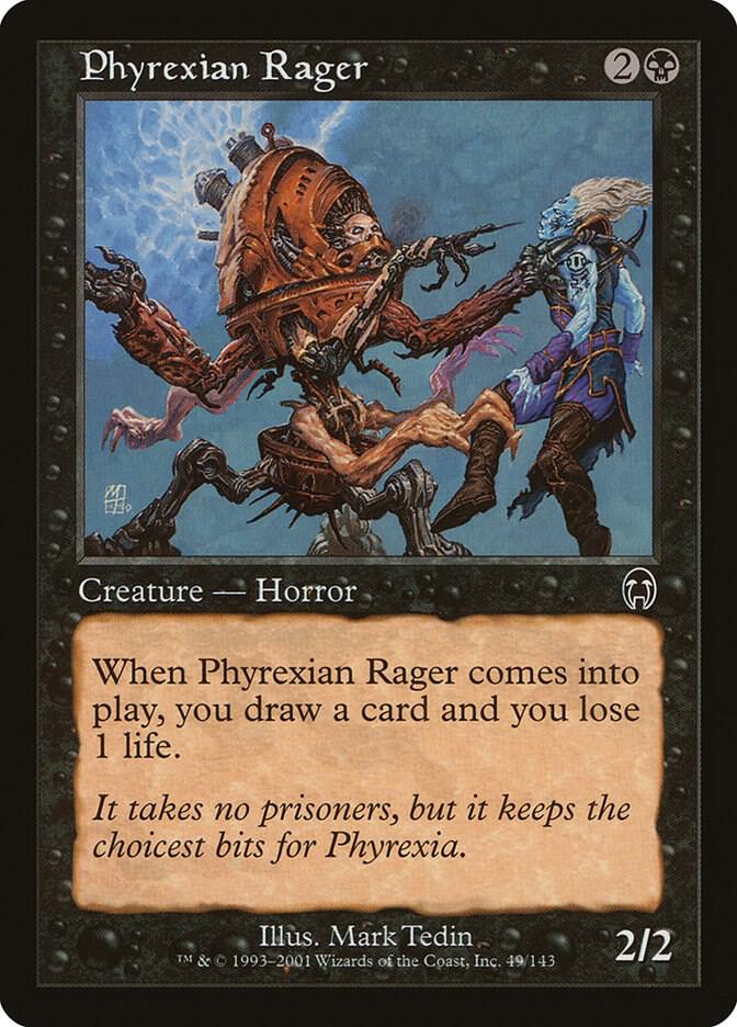 Phyrexian Rager 49 card from Apocalypse