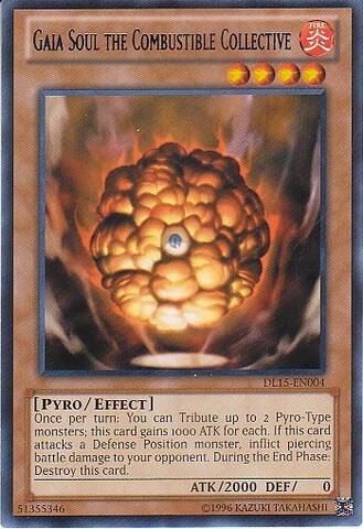 Gaia Soul the Combustible Collective (Blue) DL15-EN004 card from Duelist League Promo