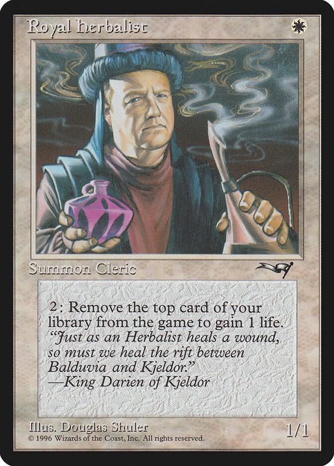 Royal Herbalist (Man) 148 card from Alliances
