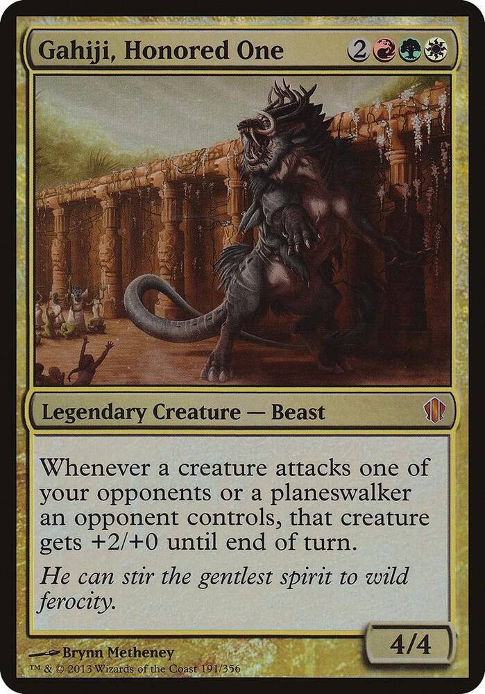 Gahiji, Honored One (Commander 2013) 191 card from Oversize Cards
