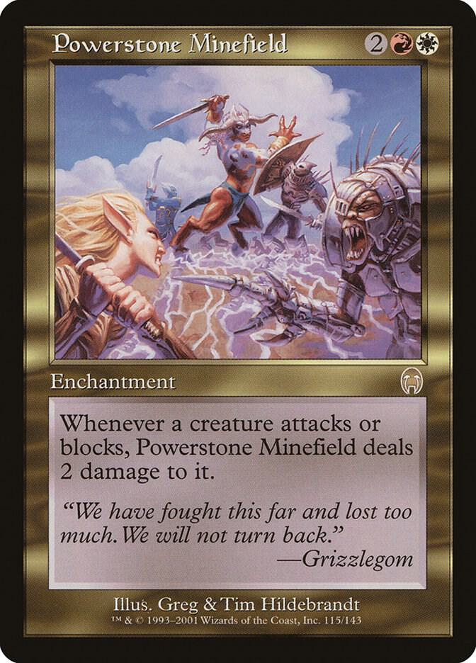 Powerstone Minefield 115 card from Apocalypse
