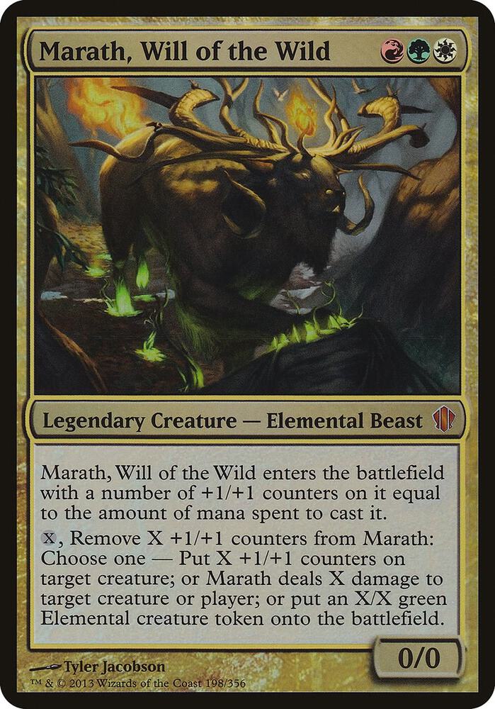 Marath, Will of the Wild (Commander 2013) 198 card from Oversize Cards