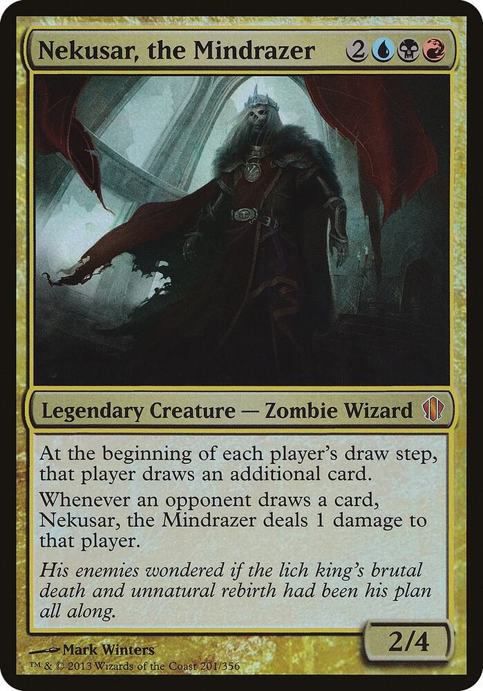 Nekusar, the Mindrazer (Commander 2013) 201 card from Oversize Cards