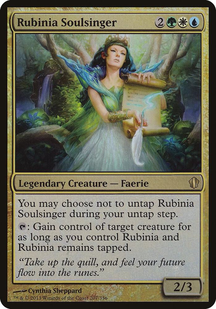 Rubinia Soulsinger (Commander 2013) 207 card from Oversize Cards
