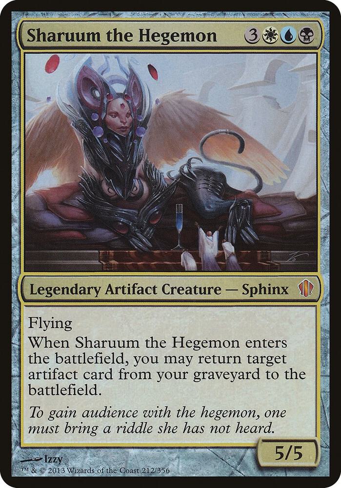 Sharuum the Hegemon (Commander 2013) 212 card from Oversize Cards