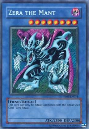 Zera the Mant (Secret) PP01-EN011 card from Premium Pack 1