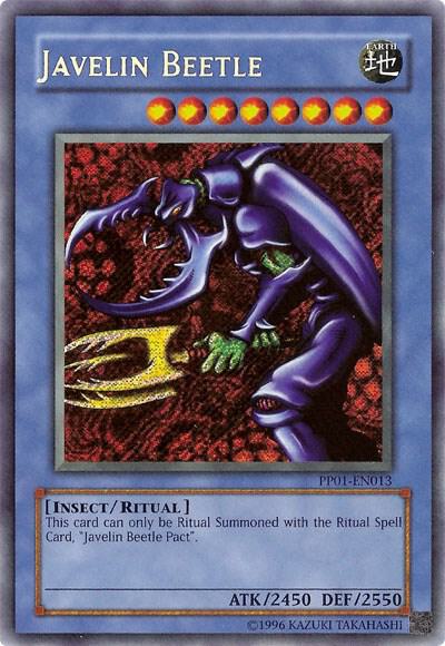 Javelin Beetle (Secret Rare) PP01-EN013 card from Premium Pack 1
