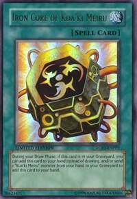 Iron Core of Koa'ki Meiru RGBT-ENPP1 card from Duelist Pack Collection Tin
