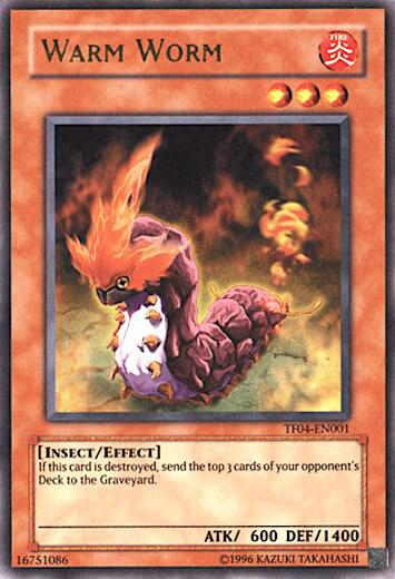 Warm Worm (5D's Tag Force 4) TF04-EN001 card from Yu-Gi-Oh! Video Game Promotional Cards