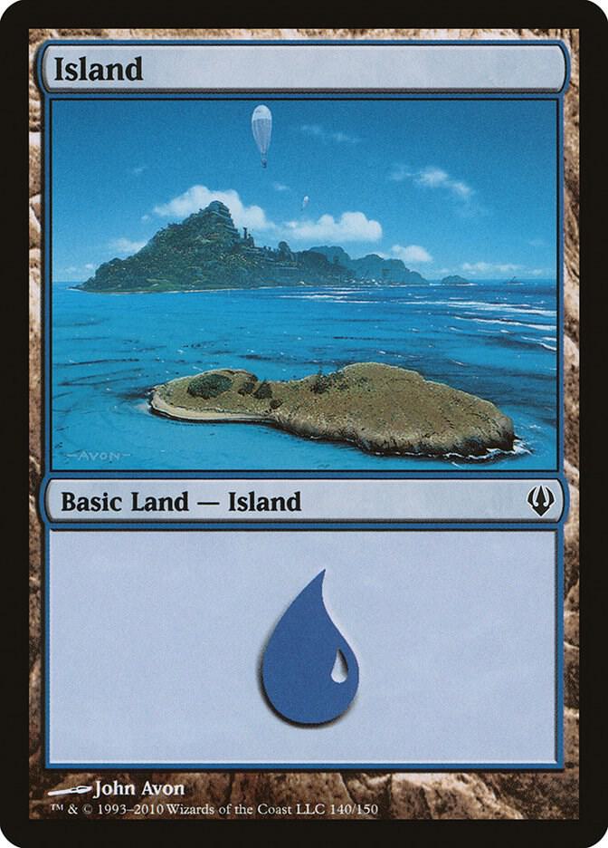 Island 140 card from Archenemy