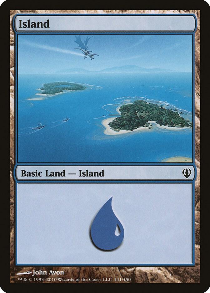 Island 141 card from Archenemy