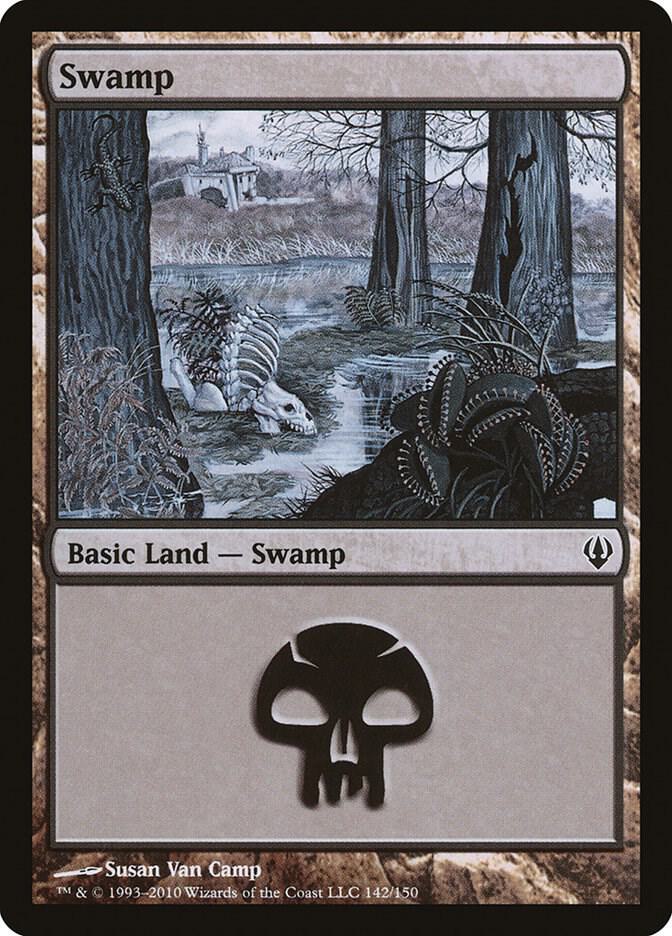 Swamp 142 card from Archenemy