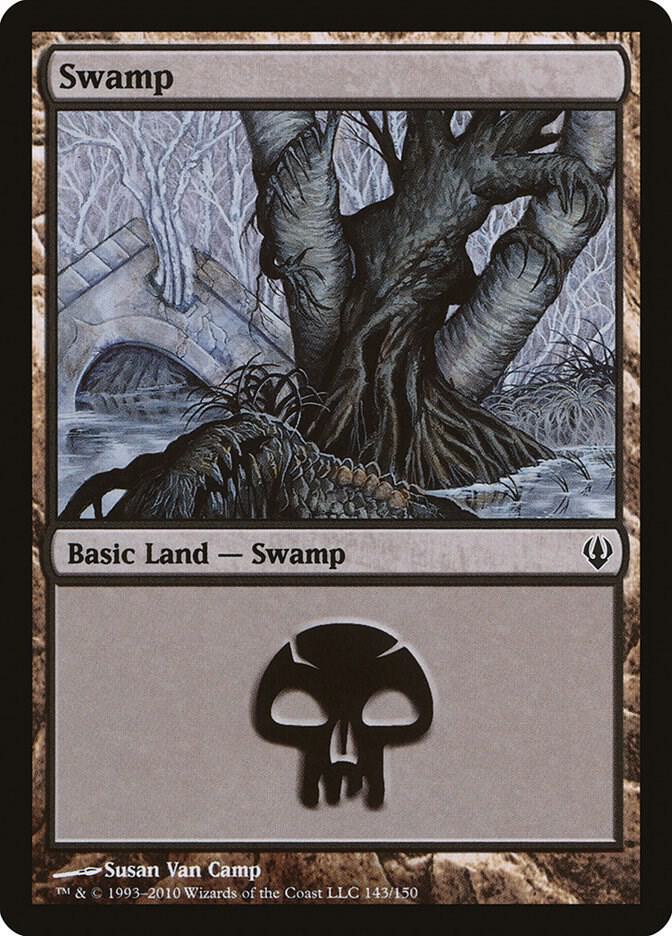 Swamp 143 card from Archenemy