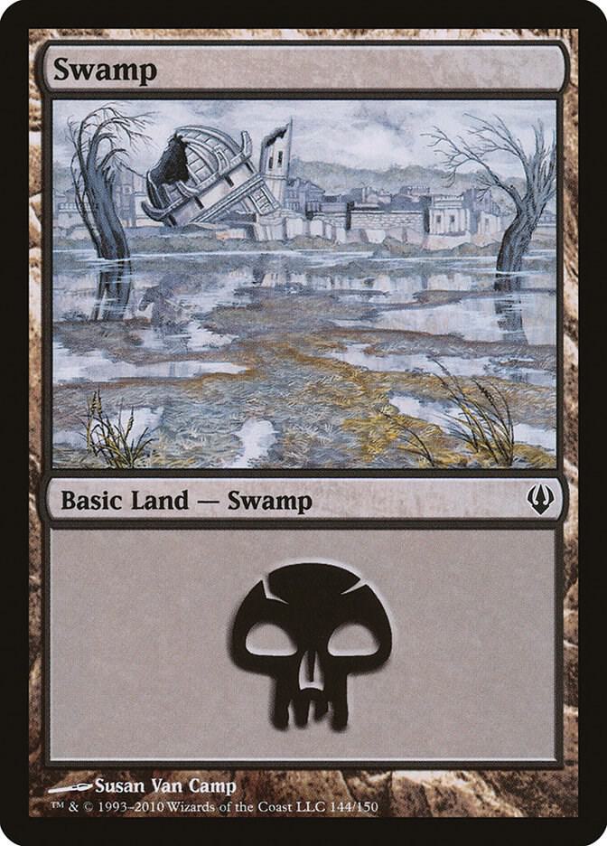 Swamp 144 card from Archenemy