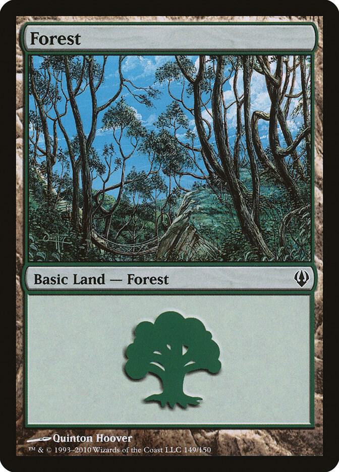 Forest 149 card from Archenemy