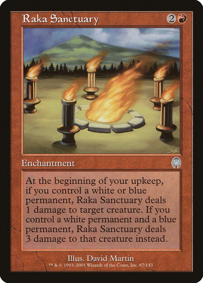 Raka Sanctuary 67 card from Apocalypse